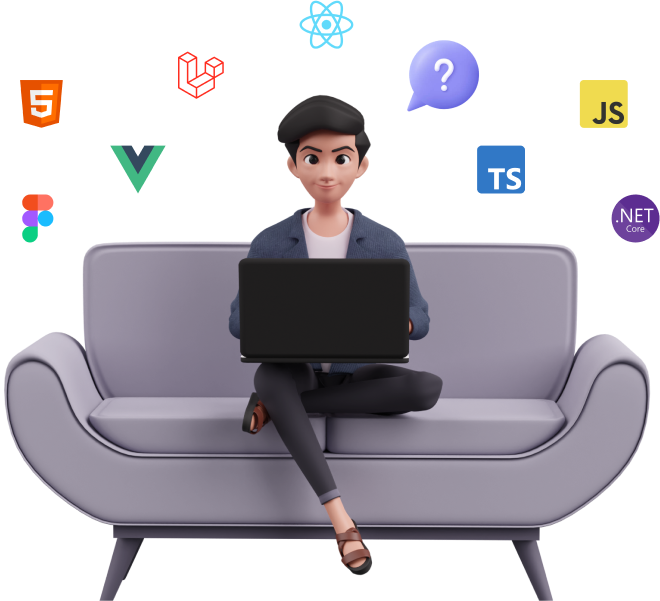 menino com logotipos